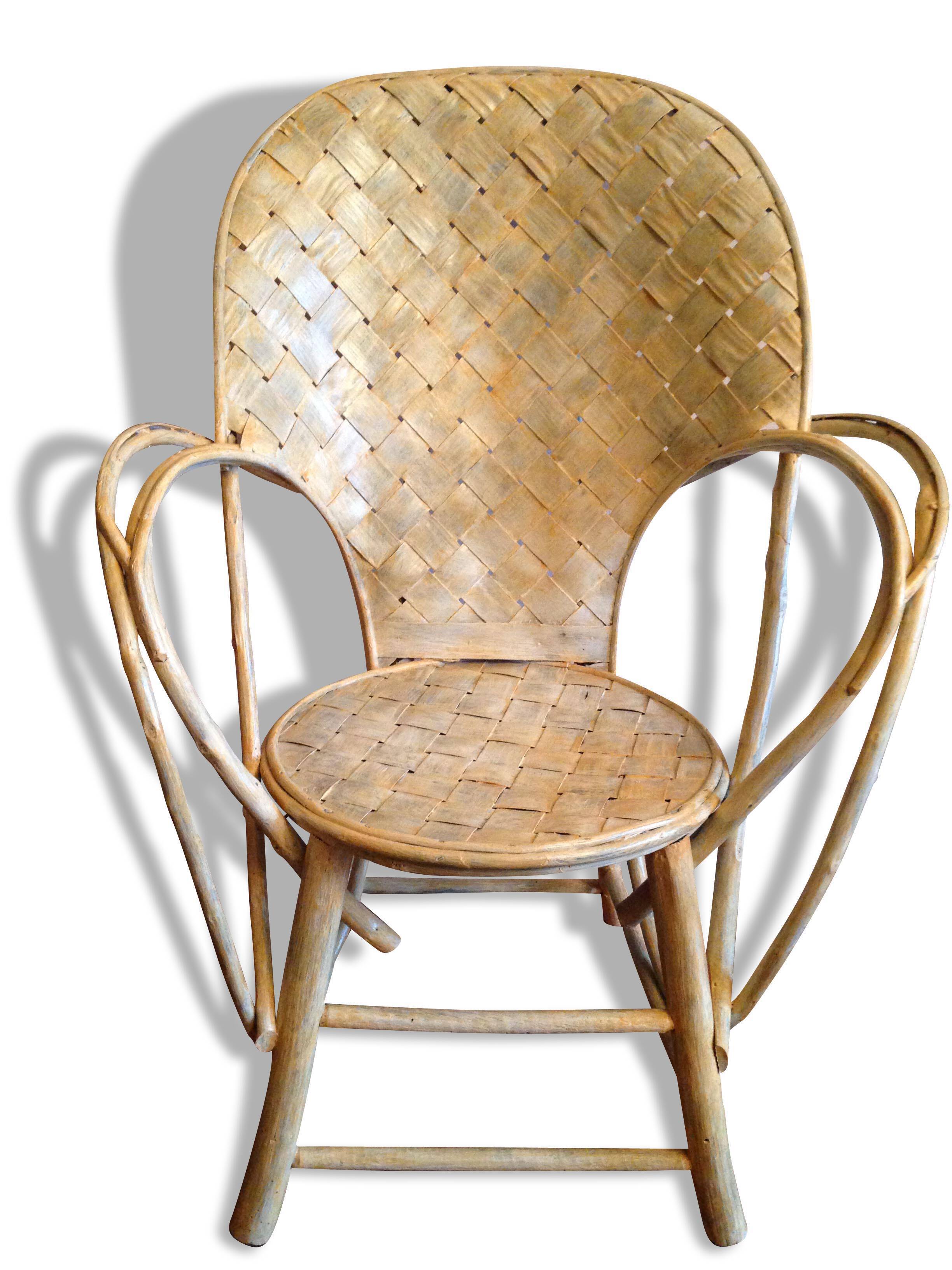 Fauteuil En Chataignier Selency