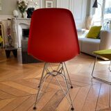 Set of 6 Vitra DSR chairs