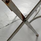 Set table and 2 garden chairs