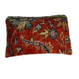 Vintage turkish rug cushion cover, 30 x 50 cm