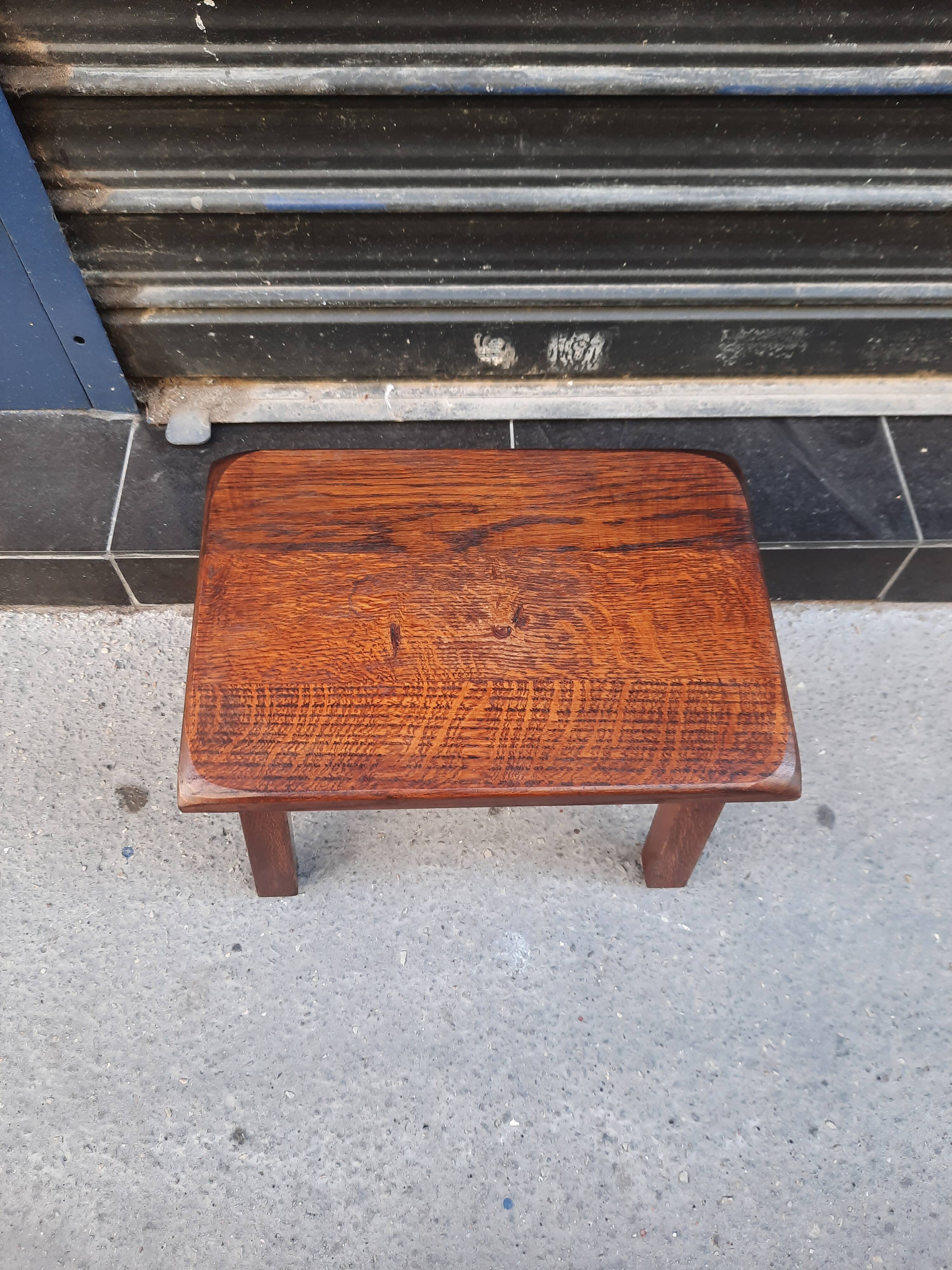Solid wood stool