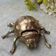 Bronze ladybug ashtray, 1960s