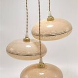 Trio of pink suspensions
