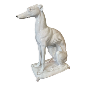 Glazed terracotta greyhound