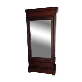 Old mirror cabinet 1 walnut-plated door