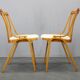 Set of four mid-century dining chairs restored by Jitona