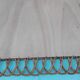 Oval mirror in rattan