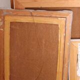 Original mid-century Swedish oil on panel – “Landscape with House” – vintage & framed – 42 × 52 cm (16.5" × 20.5")