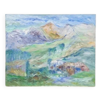 Vintage Majorca painting