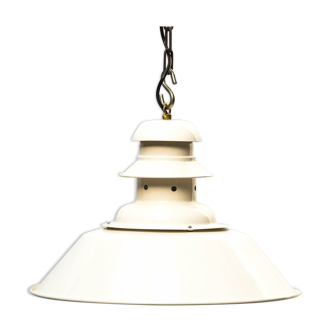 Creamy white perforated neck suspension