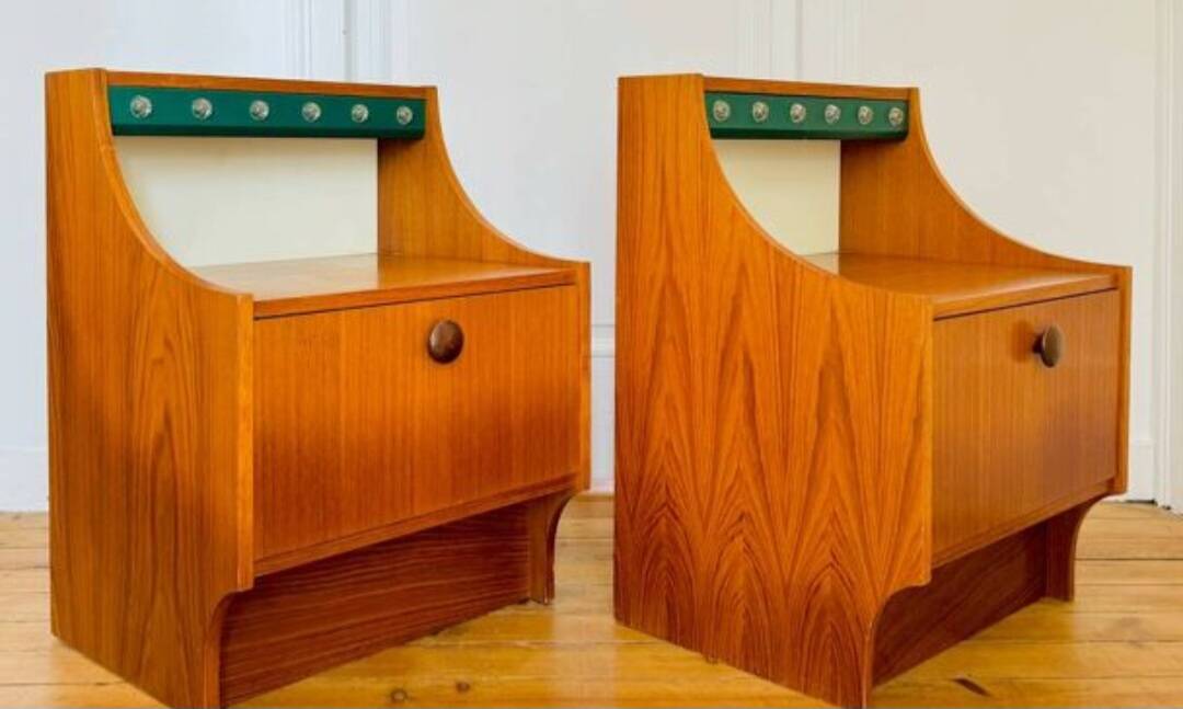 Chevets scandinave en teck