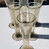 6 allain Guillot champagne flutes