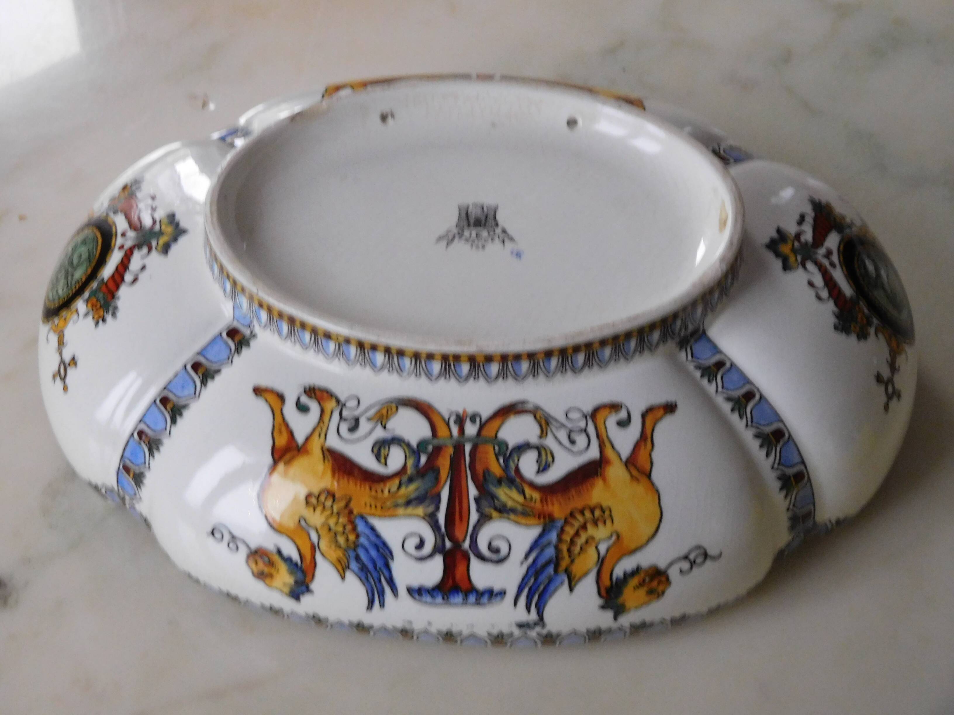 Gien earthenware cup