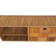 Vintage 70s rattan wall shelf