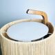 Hemp String & Teak Wood Table Lamp By Ib Fabiansen For Fog & Mørup, Denmark 1950S