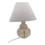 Alabaster lamp. 70'. Luminous openwork base.