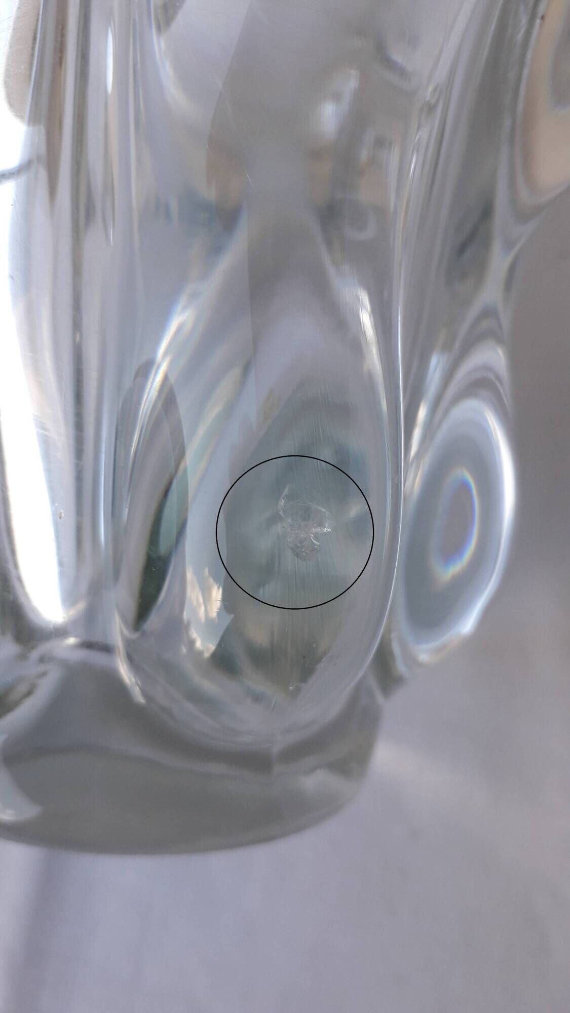 Vase en cristal de Vannes