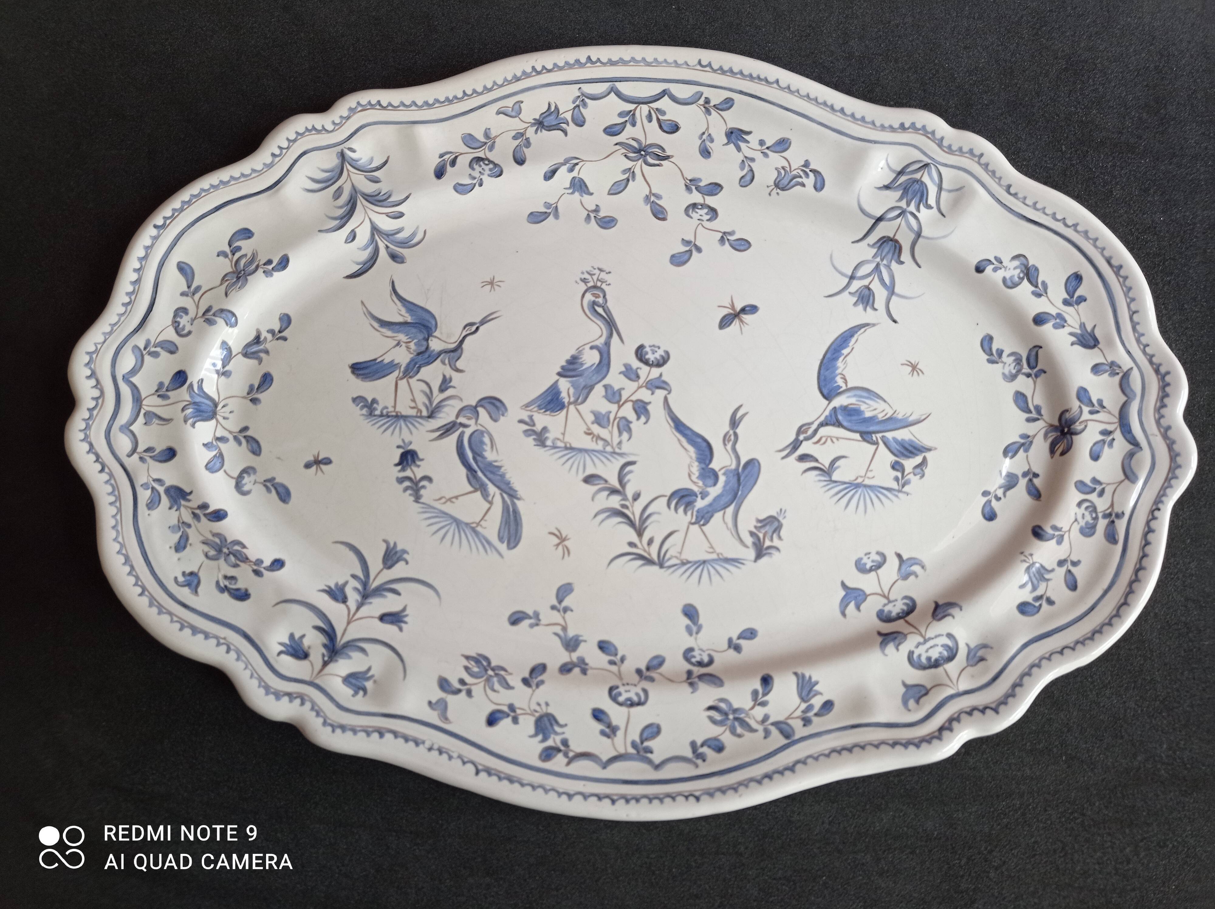 Soupiere en faience de moustiers