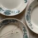 6 Lutèce Longchamp flat plates old iron earth