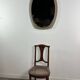 Vintage mirror with smoked glass frame from the 1970s.