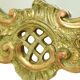 Large Swedish Mirror Gold Leaf Gilded Classic Rococo Style 119cm