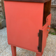 "Corail Bohème" bedside table – vintage relooked, 1940s / 1950s