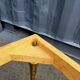 Table basse bois doré plateau marbre ancien table d'appoint