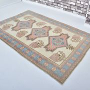 Tapis floral anatolien noué à la main sku 3430