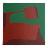 Abstrait minimalist "green balance"