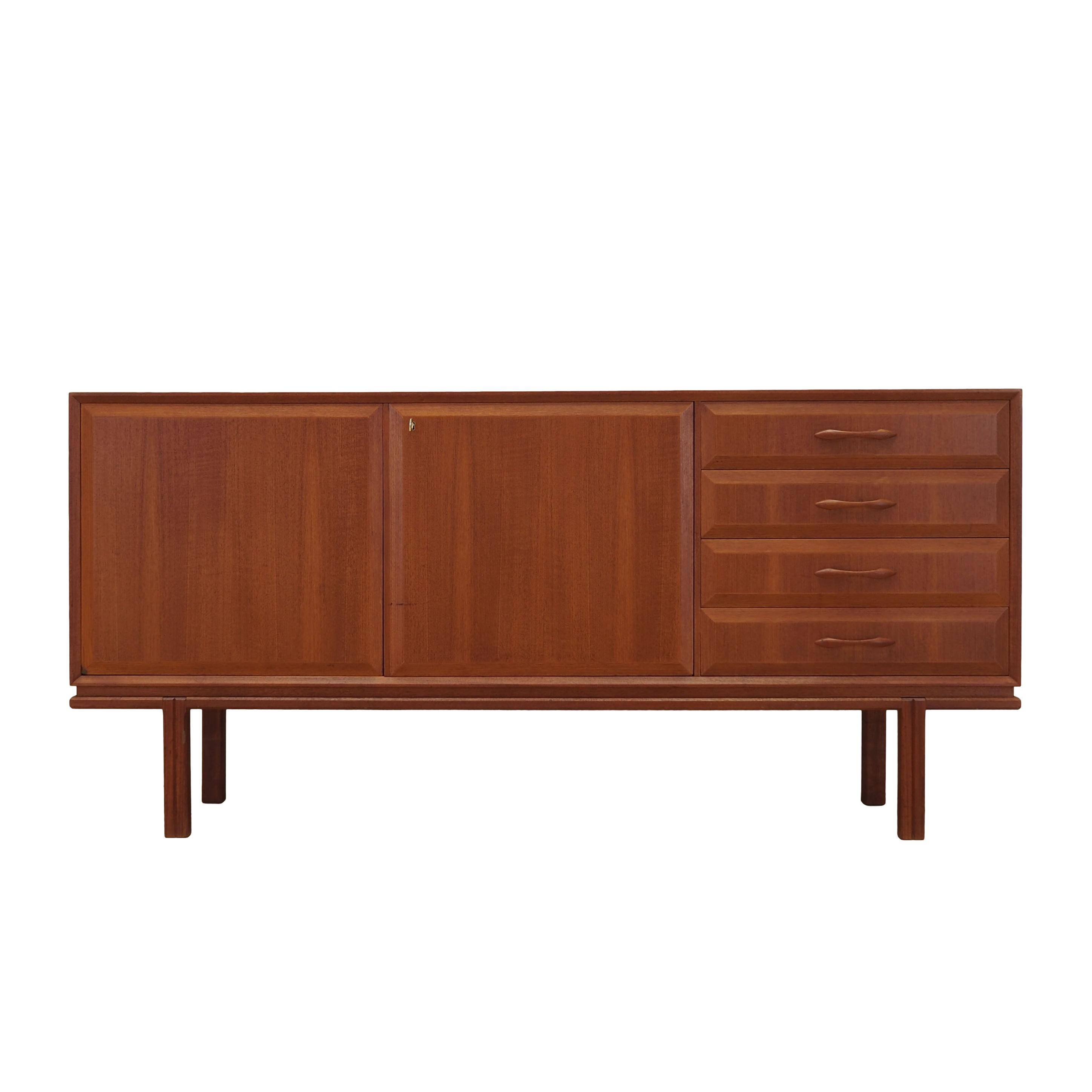 Buffet en teck, design suédois, années 1960, fabrication : Örnen Möbelfabrik