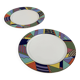 Set of 2 serving plates Metropol by Barbara Brenner for Rosenthal, 90