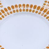 6 Sarreguemines Tartan dessert plates