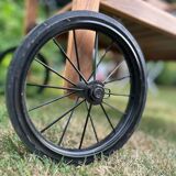 Exotic wood serving trolley