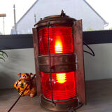 Double red marine lamp