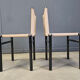 Ensemble de 6 chaises de salle à manger "Mastro" par Afra et Tobia Scarpa pour Molteni, Italie, années 1980.