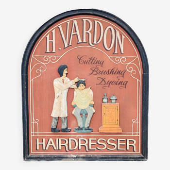 Hairdresser wooden sign