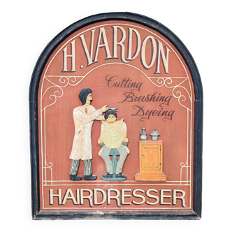 Hairdresser wooden sign