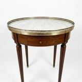 Louis XVI style bouillotte table in mahogany