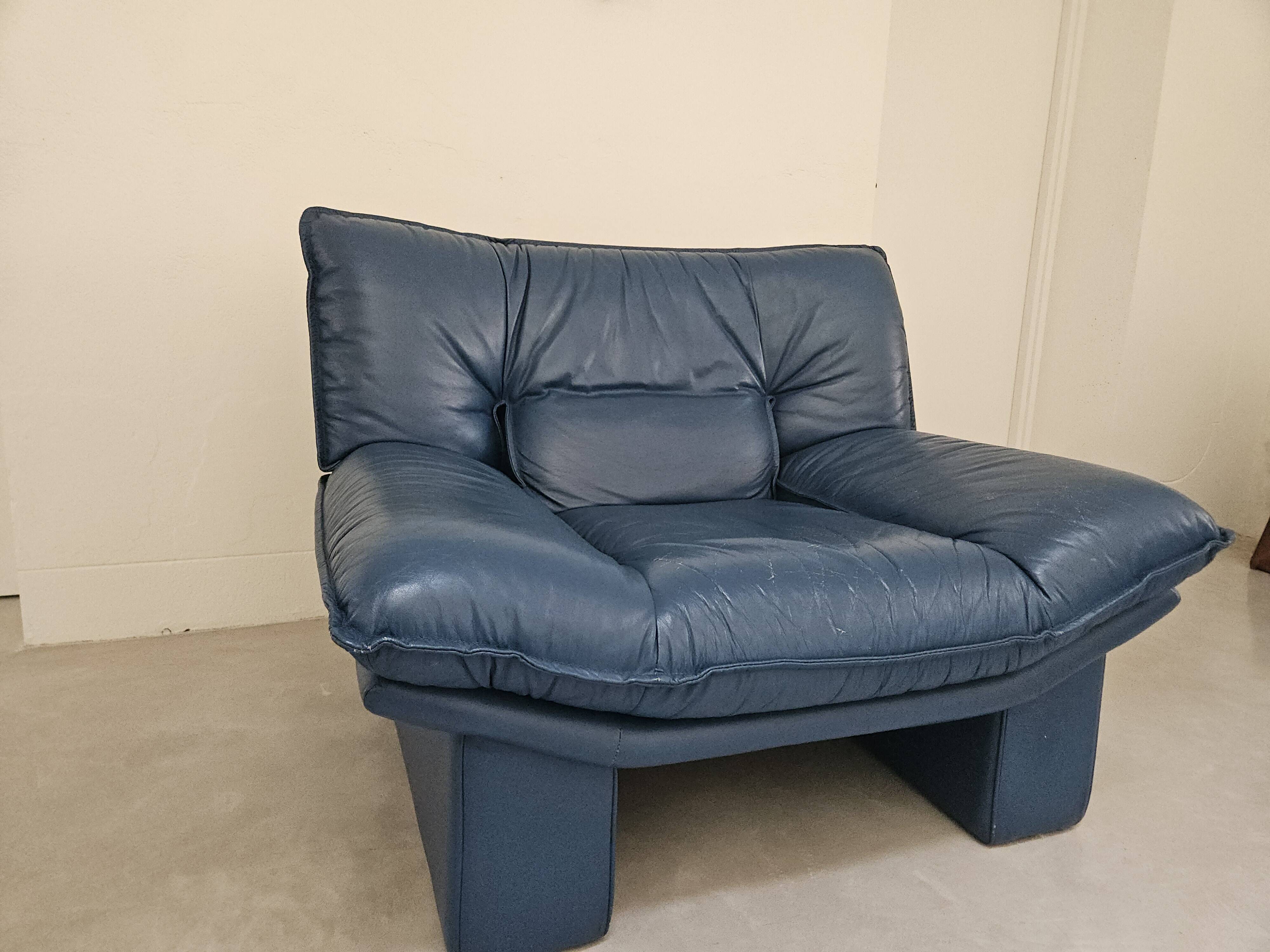 Paire de fauteuils, Nicoletti Salotti, 1980, Italie