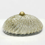 Large ice glass ceiling lamp, Massive, Germany, 1970s