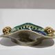 H. Bequet Quaregnon ceramic plate, Belgium 1950s.