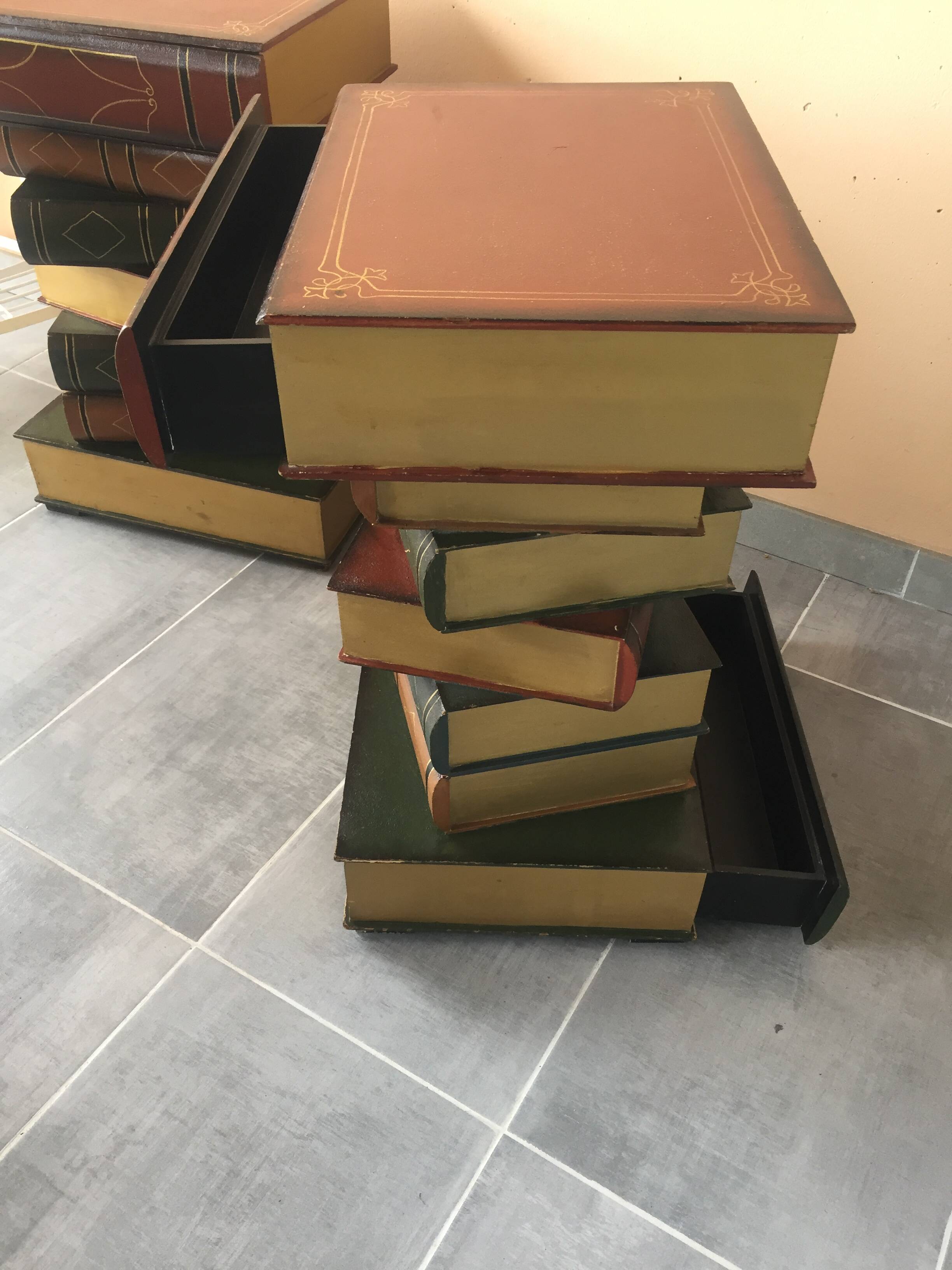 Pair of 70s bedside tables