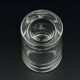 Orrefors engraved crystal bud vase, Sweden, 1950s-1960s