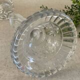 Bougeoir en verre de Portieux