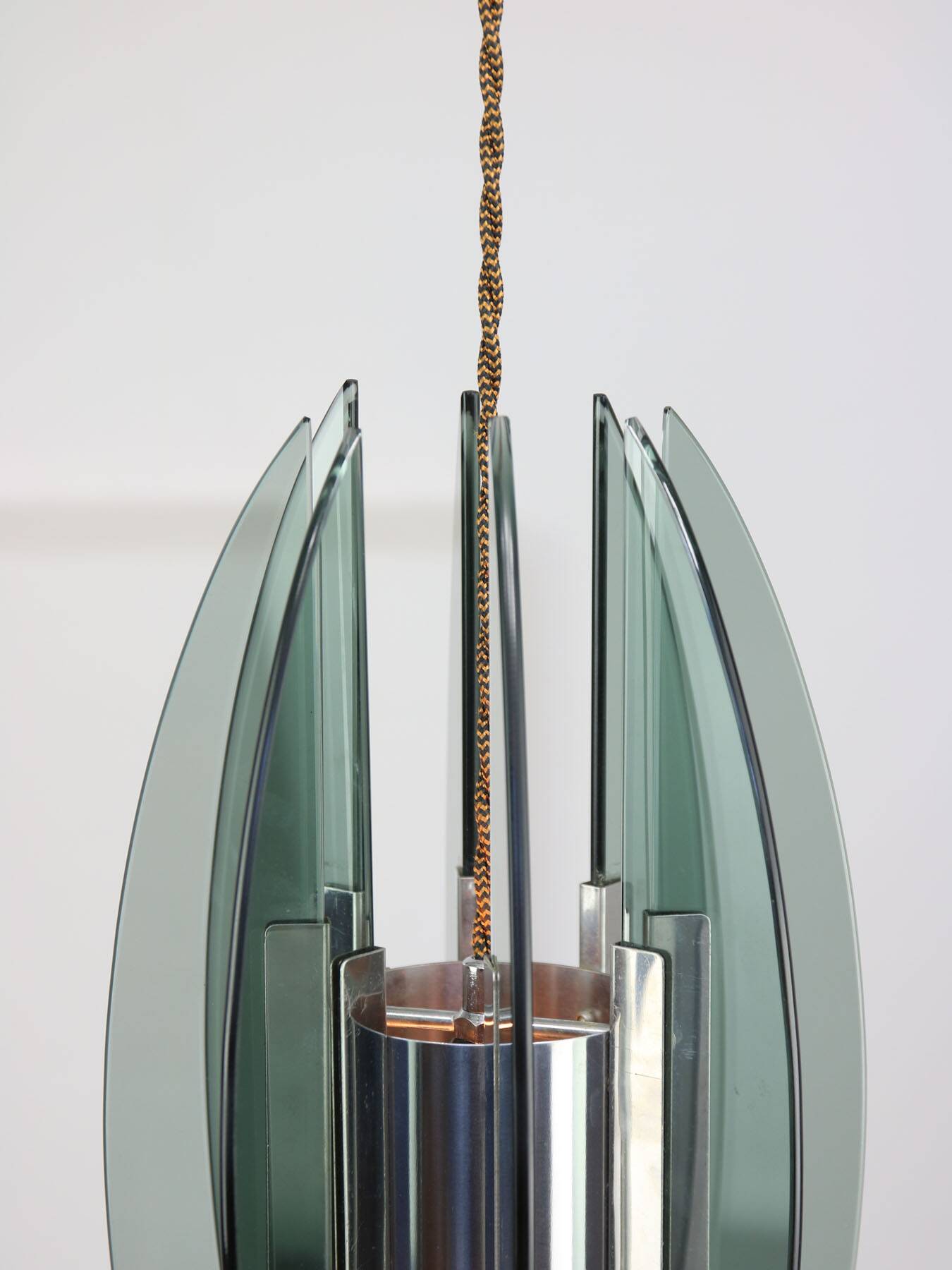Italian Plexiglass Pendant Lamp, 1970s