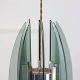 Italian Plexiglass Pendant Lamp, 1970s