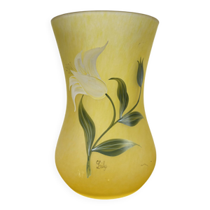 Vase en pâte de verre