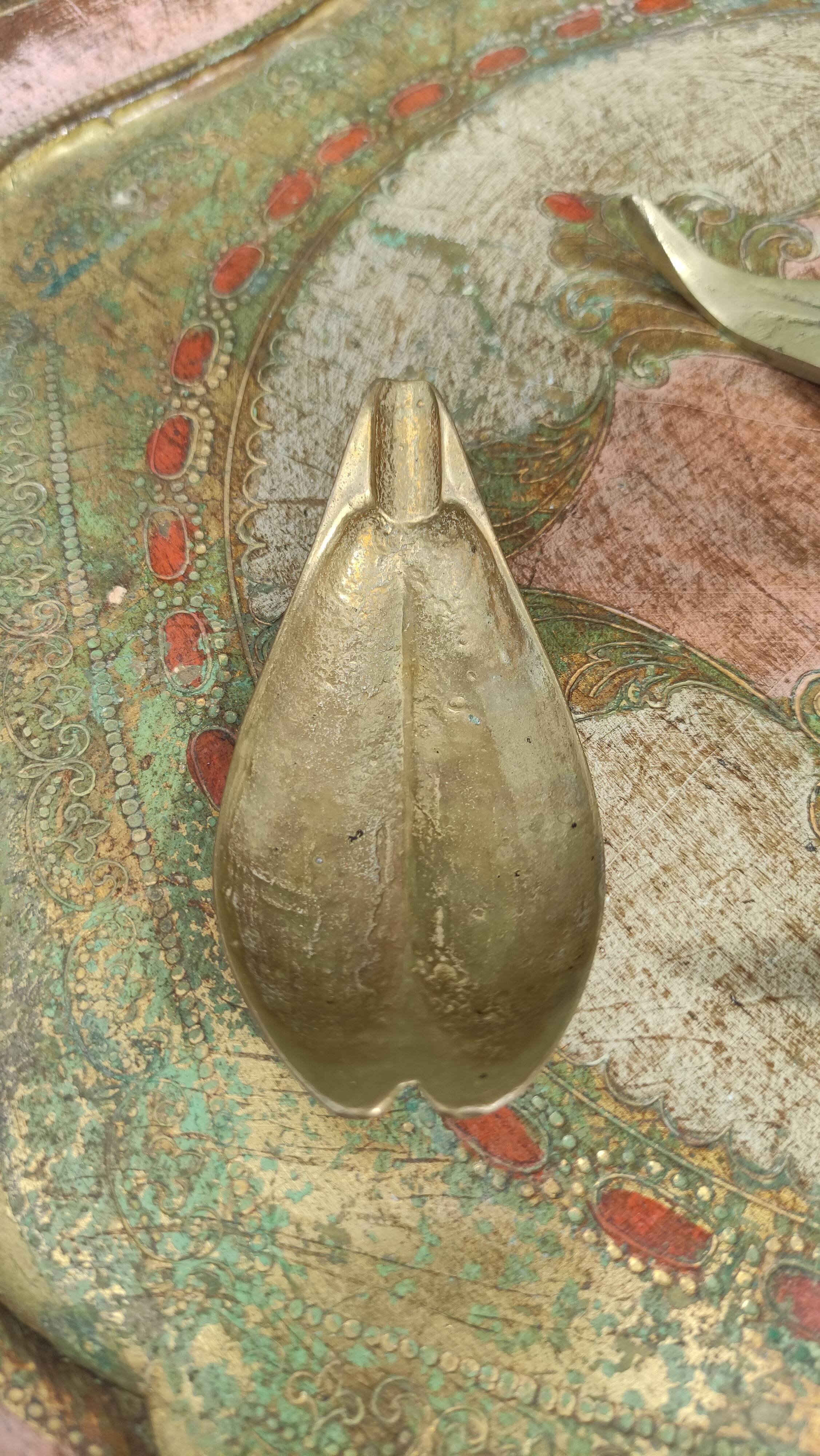 Vintage brass ashtray