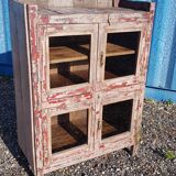 Ancien garde manger en teck birman