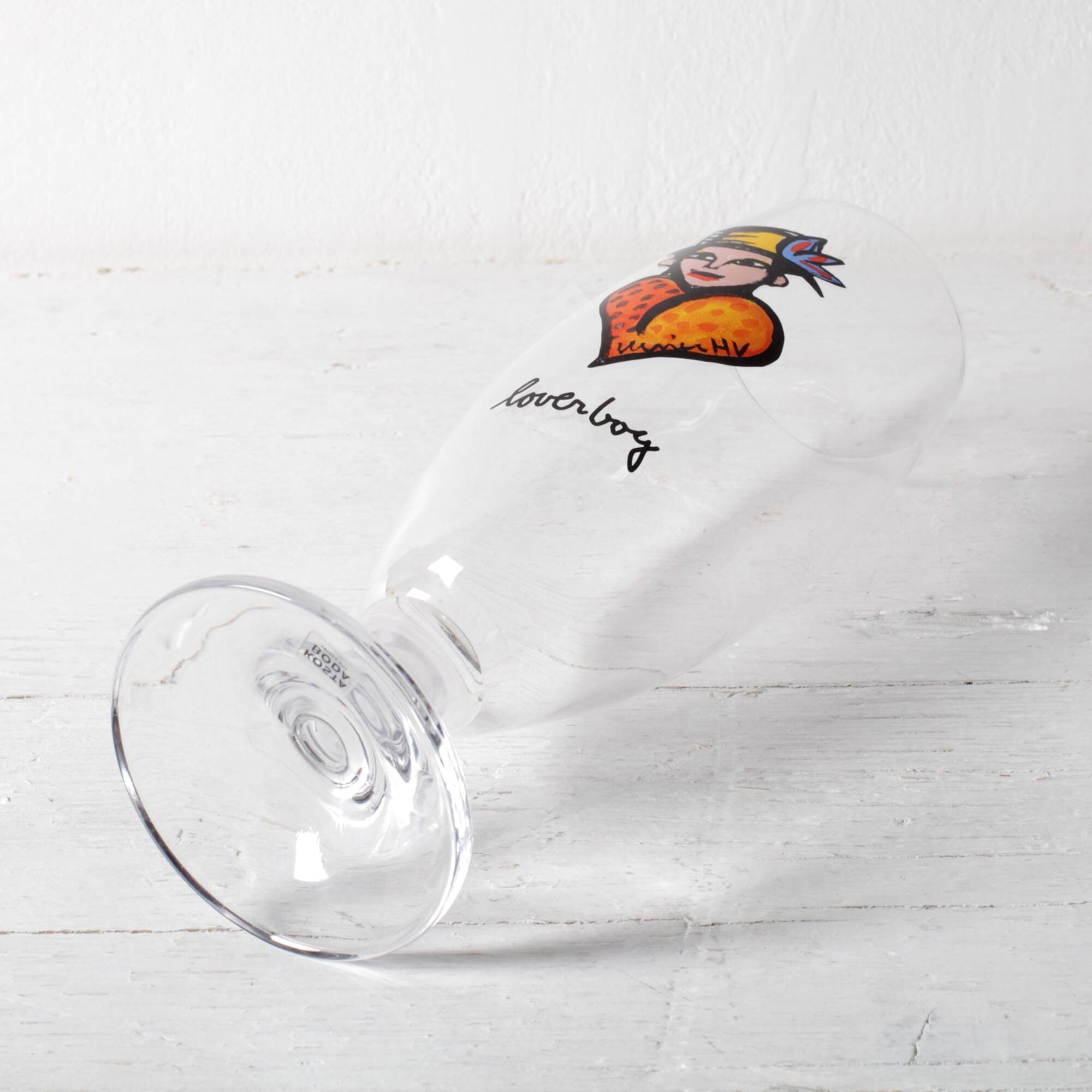 Crystal Glasses Friedsheep / Beer Kosta Boda Stemware/Ulrica Hydman Vallien